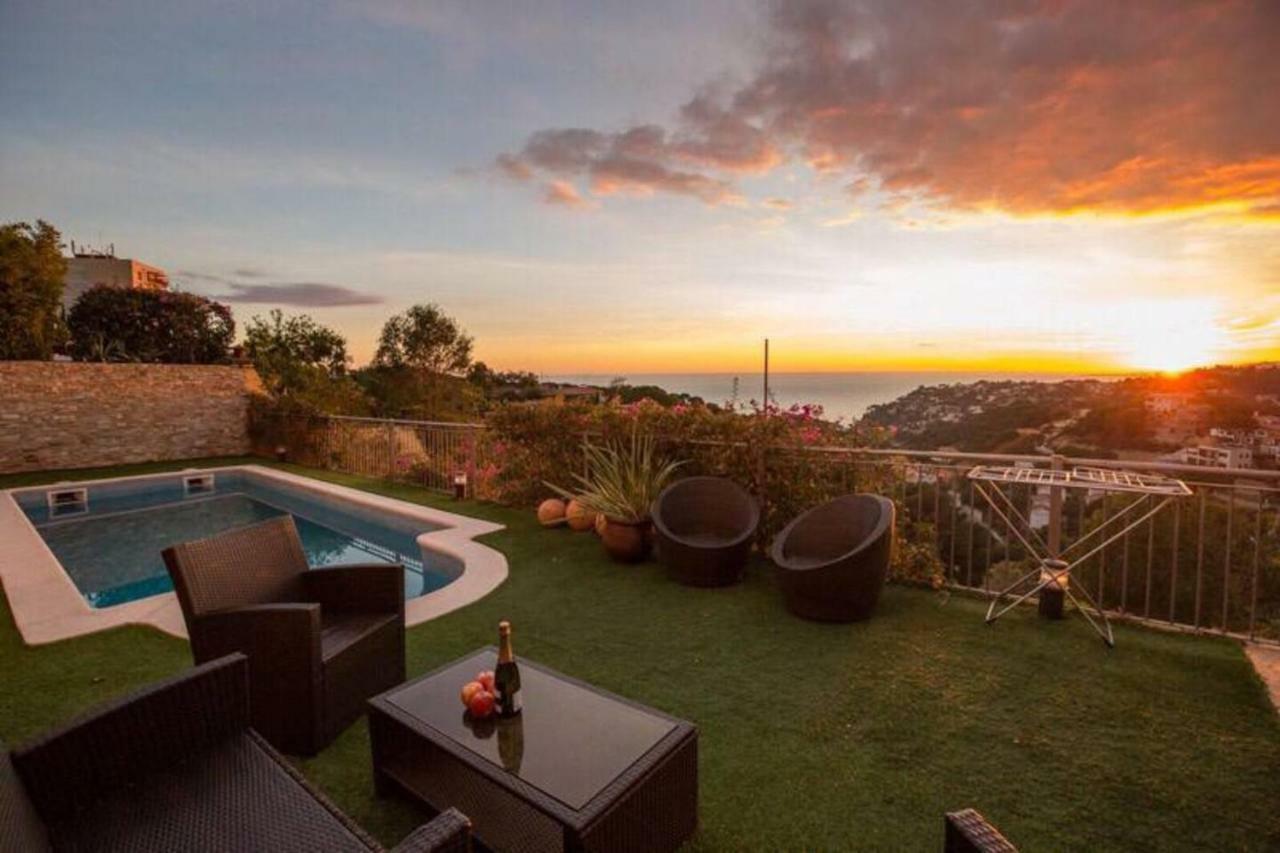Luxury Villa Vista Del Mar Lloret de Mar Luaran gambar